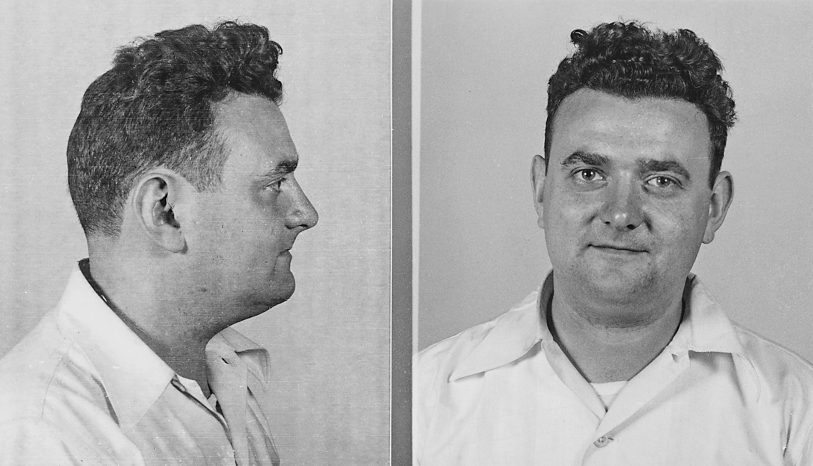 David Greenglass mugshot after his arrest