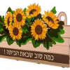 מתלה קיר - אדנית חמניות 