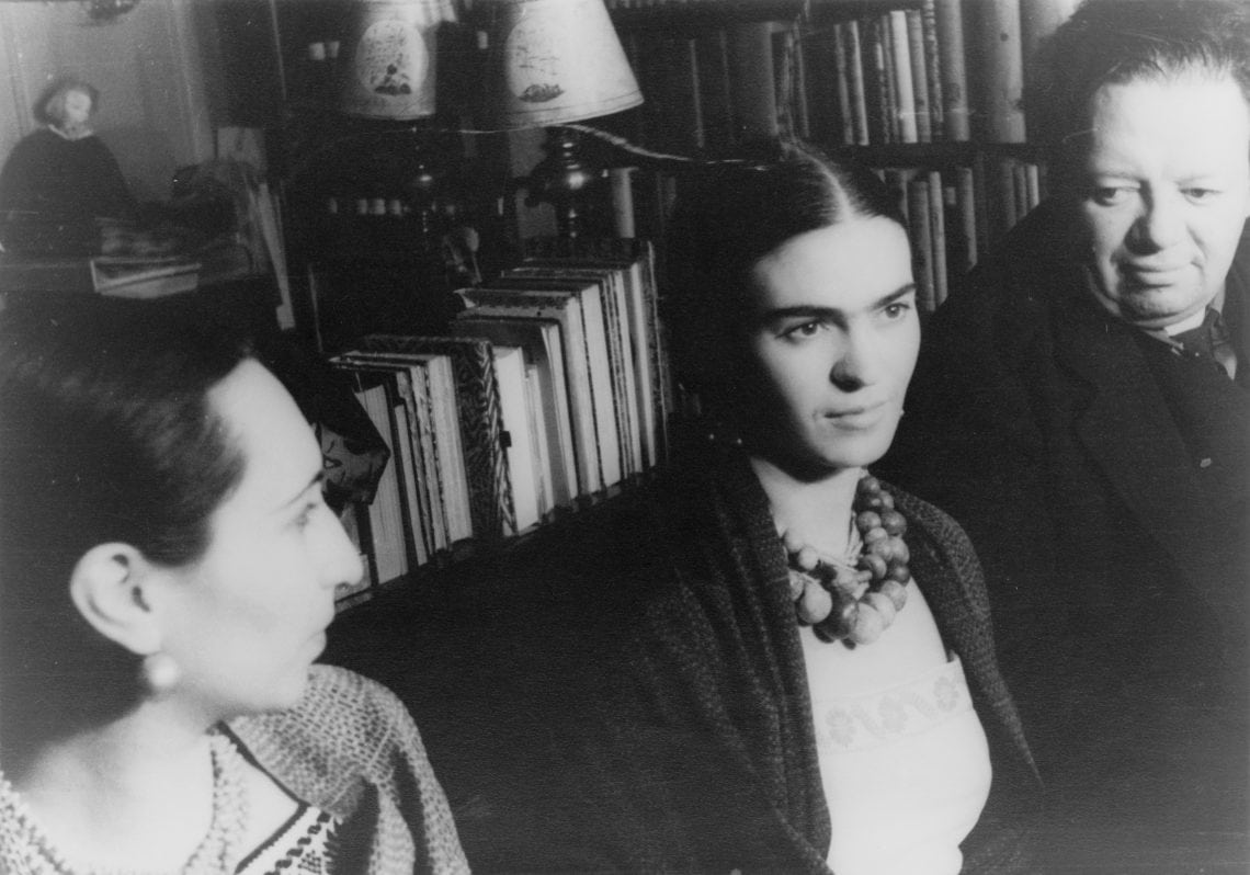 מימין: דייגו ריברה ופרידה קאלו (צילום: קרל ואן וכטן 1932, ספריית הקונגרס)