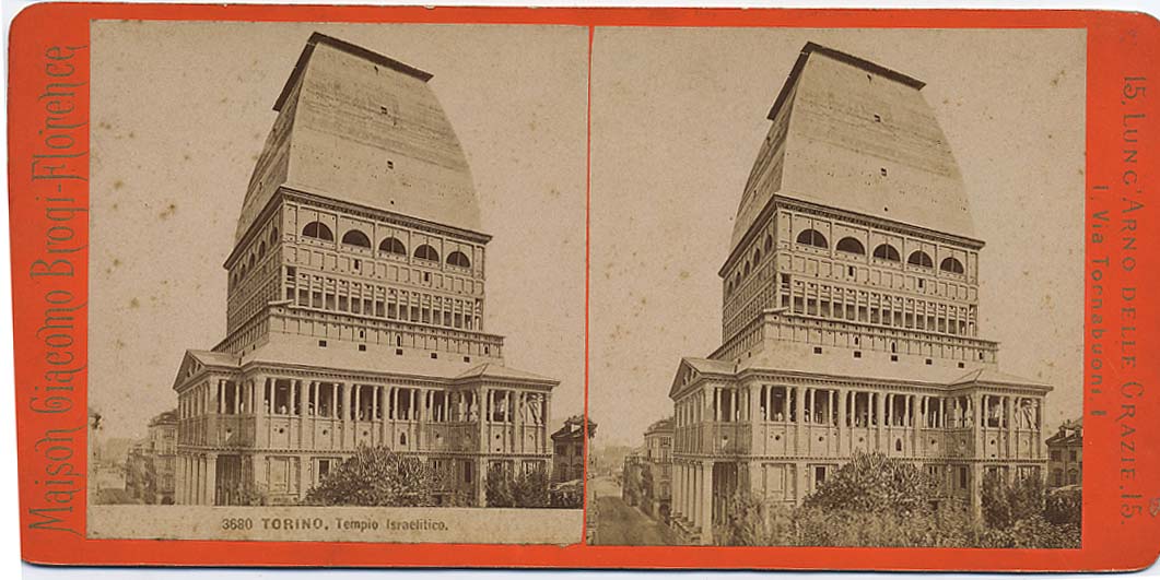 Mole Antonelliana, mid 19th century according to the position of the tower