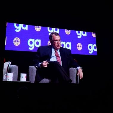 Andrew H. Tisch at the GA panel