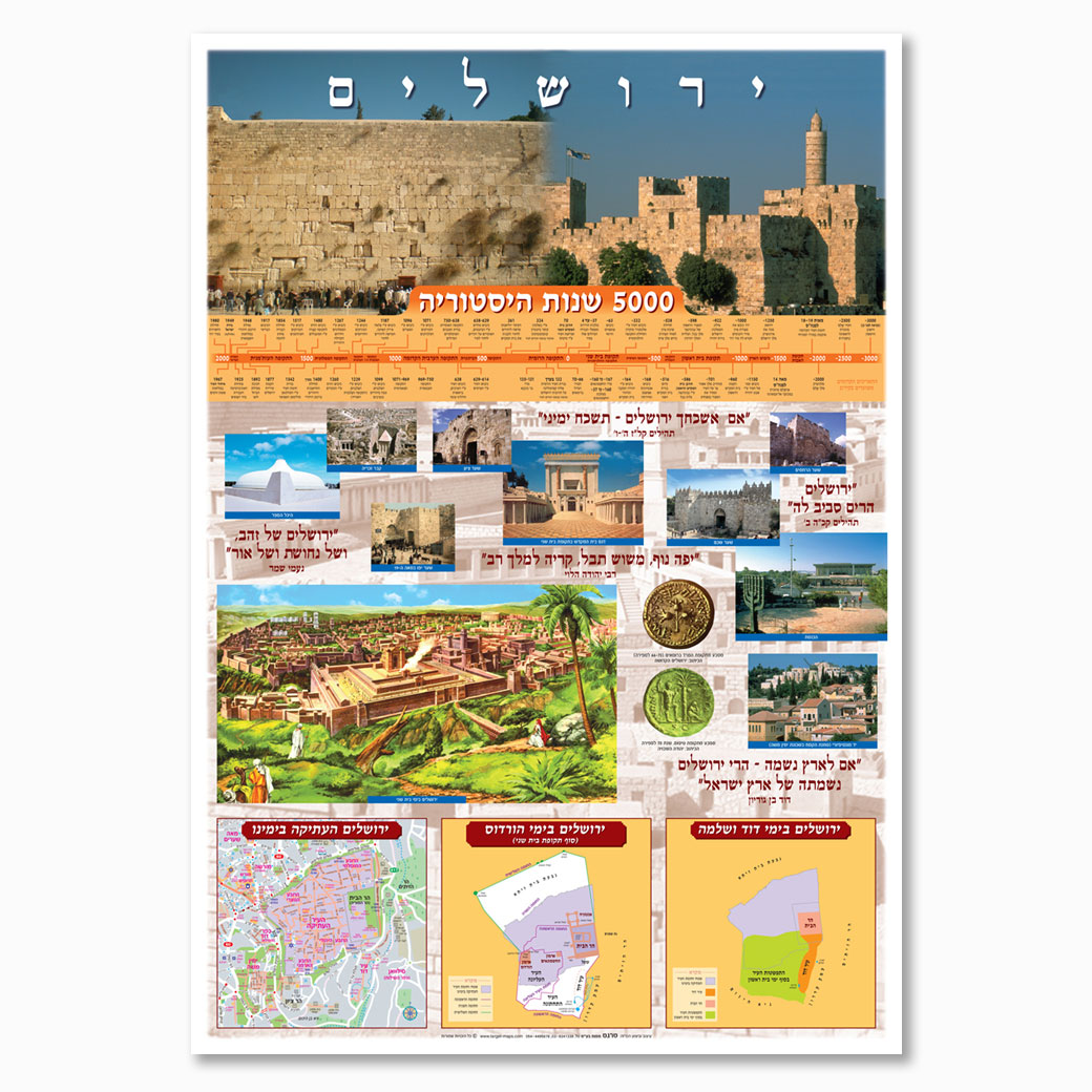 Poster: Jerusalem (Hebrew)