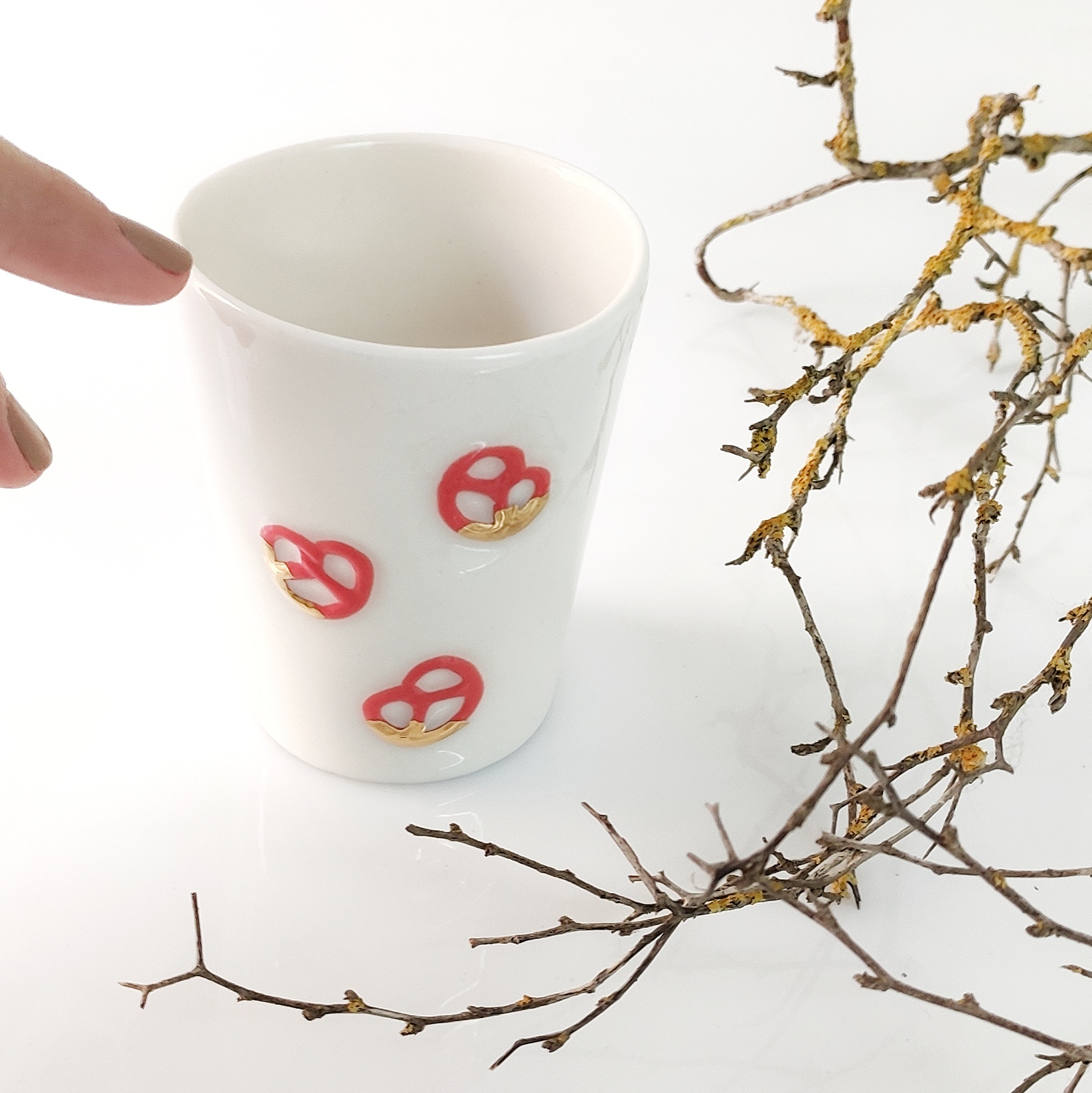 Three Pretzels Mug