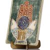 Ceramic Tile – Fish Hamsa-2